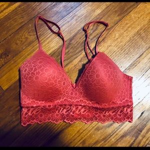 Aerie Longline Lace Bralette 32C